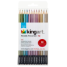 Pack de 12 Crayons de couleur métalliques KINGART