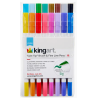 Feutres Twin-Tip™ pointe pinceau et pointe fine - encre à base d'eau - 16 couleurs