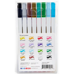 Feutres Twin-Tip™ pointe pinceau et pointe fine - encre à base d'eau - 16 couleurs