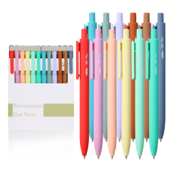 Lot de 12 stylos à encre gel rétractables - Mr. Pen