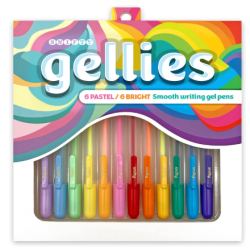 Pack de 12 stylos gel colorés SNIFTY Gellies