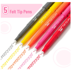 Pack de 5 feutres de couleur - Mr Pen