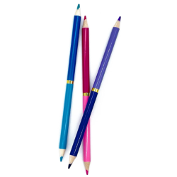 Pack de 15 crayons de couleur à double pointe Double Rainbow - SNIFTY