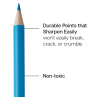 Pack de 12 crayons de couleur néon - KINGART