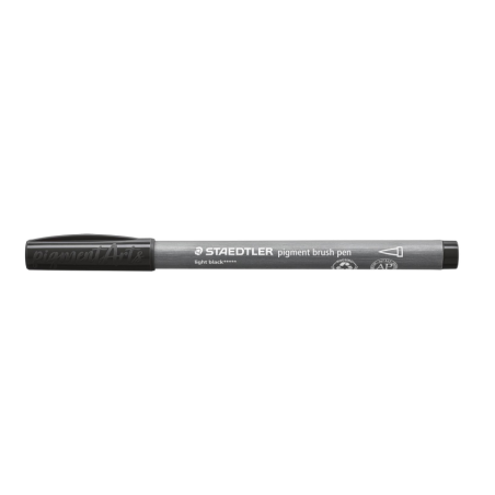 Feutre pinceau pigmenté noir clair - Staedtler