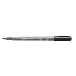 Feutre pinceau pigmenté noir clair - Staedtler