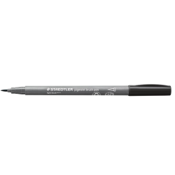 Feutre pinceau pigmenté noir clair - Staedtler