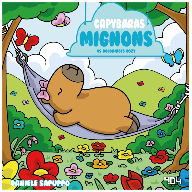Coloriage Cosy Colo Capybaras Mignons