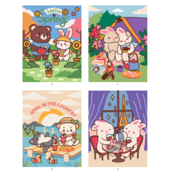 Cosy Kawaii 40 Coloriages Mystère