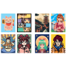 Univers mangas 40 Coloriages mystère