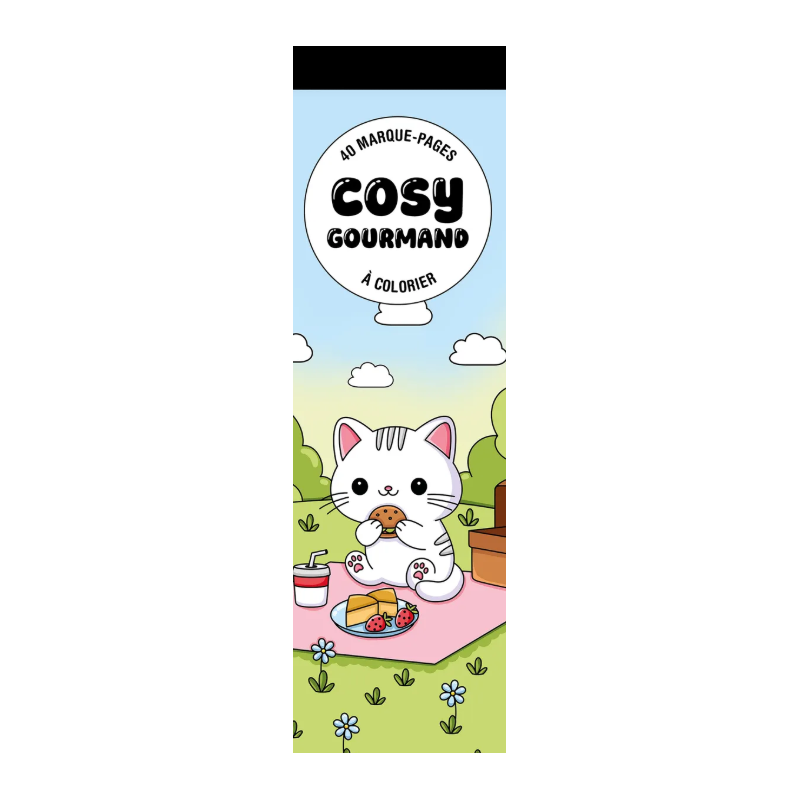 40 Marque-Pages Cosy gourmand coloriage