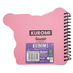 Cahier de note en forme de Kuromi Sanrio