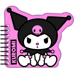 Cahier de note en forme de Kuromi Sanrio