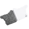 Cahier de note en forme de Kuromi Sanrio