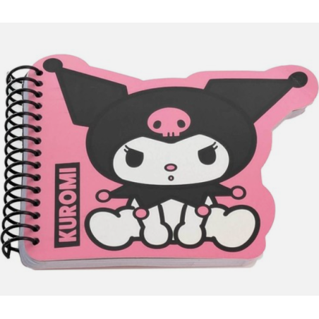 Cahier de note en forme de Kuromi Sanrio