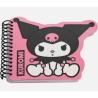 Cahier de note en forme de Kuromi Sanrio