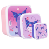 Pack 3 boîtes à goûter Kuromi Sanrio