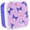 Pack 3 boîtes à goûter Kuromi Sanrio