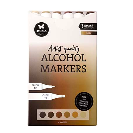 SET DE 6 FEUTRES A ALCOOL TONS BARK