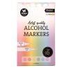 SET DE 6 FEUTRES DOUBLE POINTES A ALCOOL PASTEL