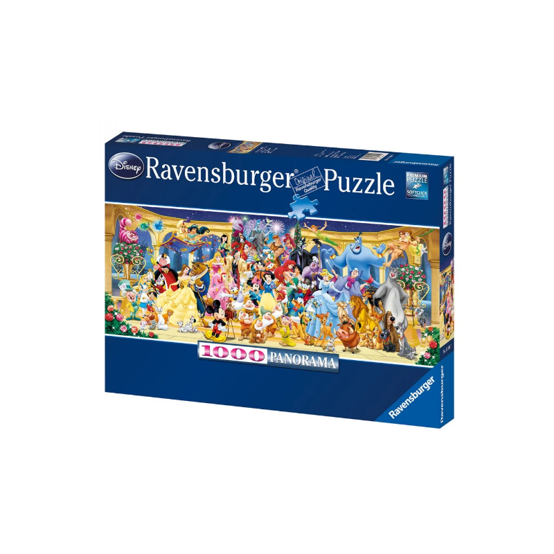 Puzzle panorama personnages de Disney - 1000p