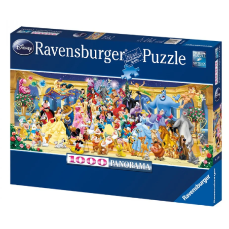 Puzzle panorama personnages de Disney - 1000p