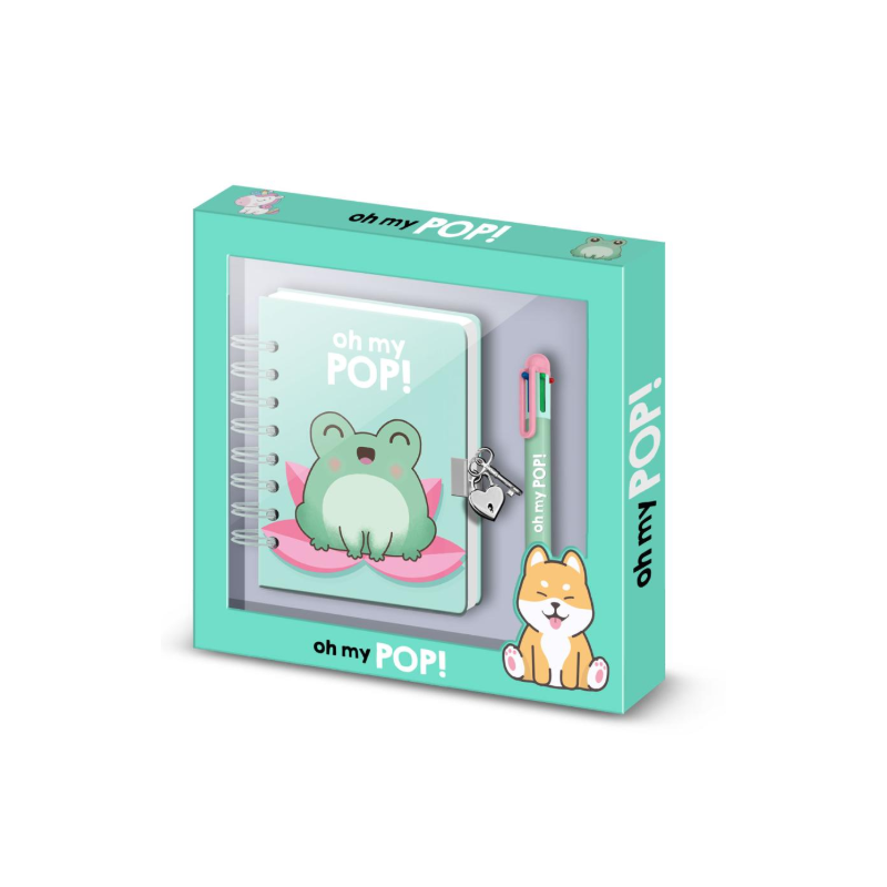 Journal Intime + Stylo OH MY POP! - Froggy