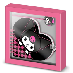 Carnet de notes avec stylo Kuromi - Hello Kitty