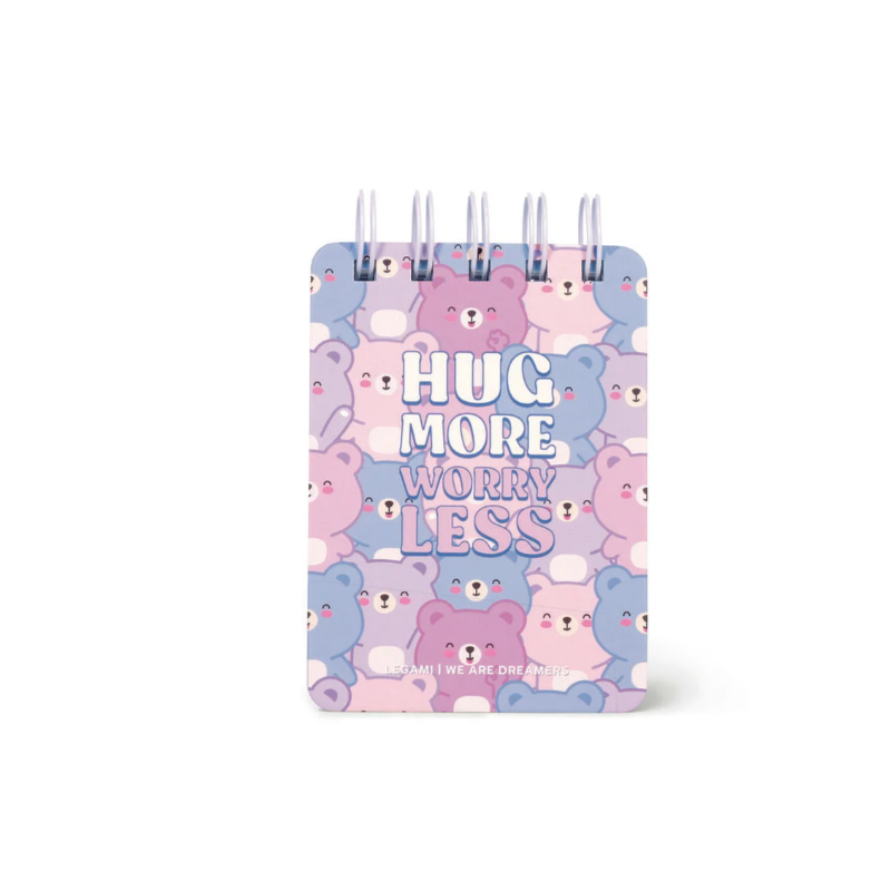Mini Carnet Spirale Teddy Bear Ligné LEGAMI
