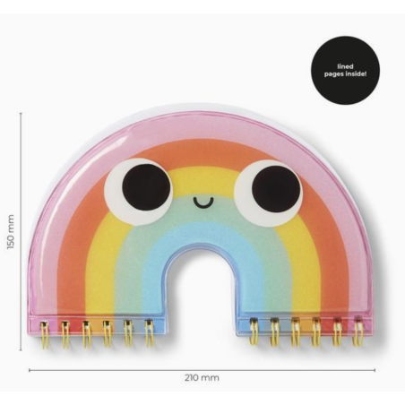 CARNET A5 ARC-EN-CIEL