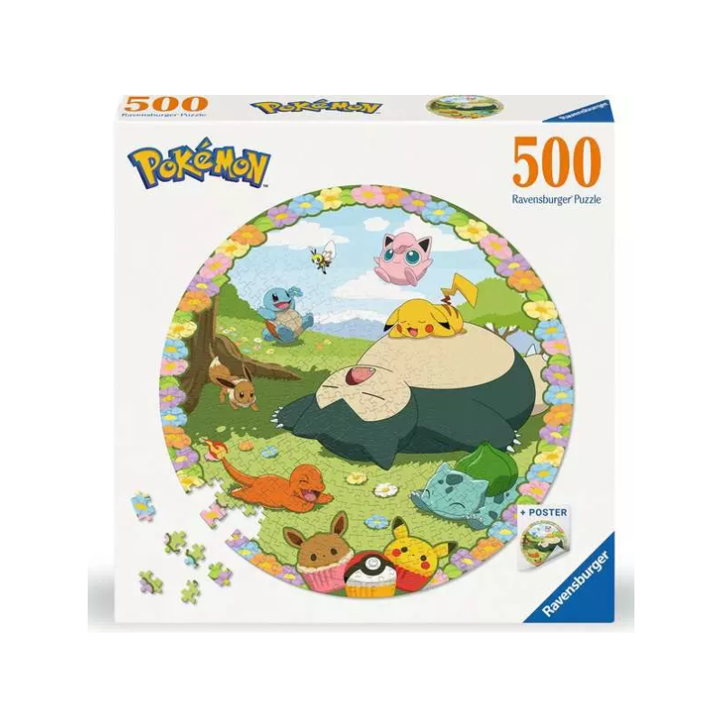 Puzzle de 500 pièces Pokémon en fleurs