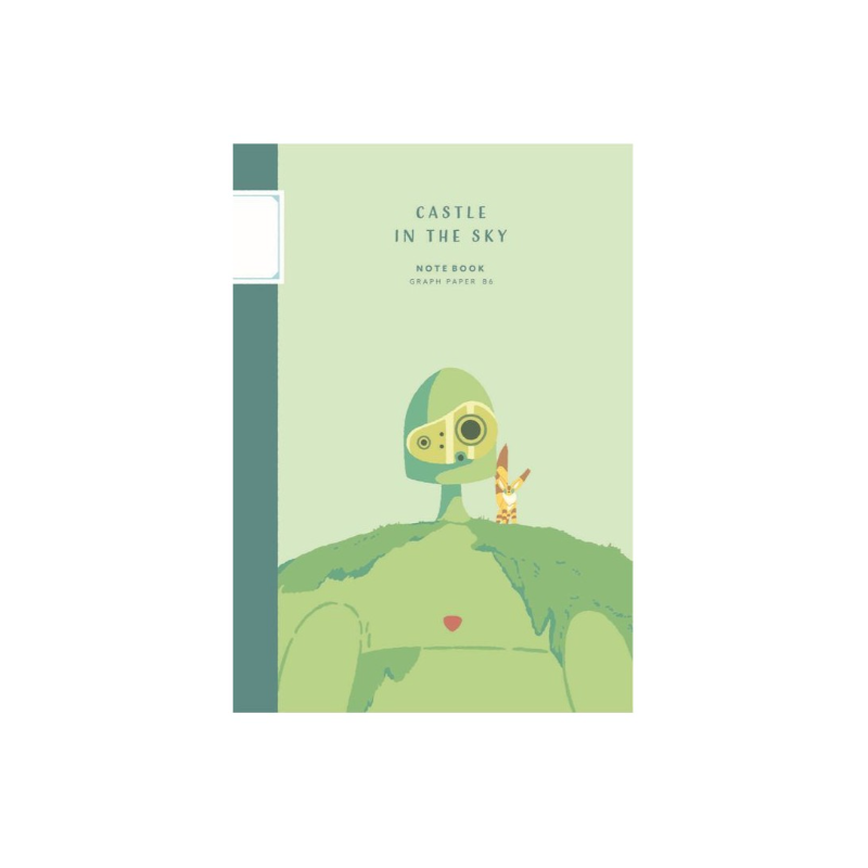 Carnet B6 Robot - Le château dans le ciel - Studio Ghibli
