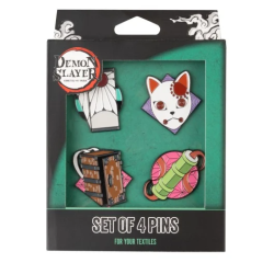 Set de 4 Pin's DEMON SLAYER