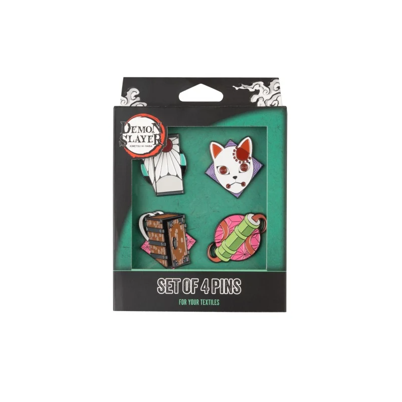 Set de 4 Pin's DEMON SLAYER