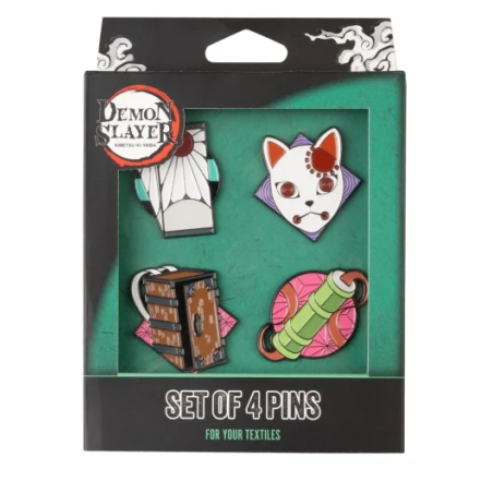 Set de 4 Pin's DEMON SLAYER