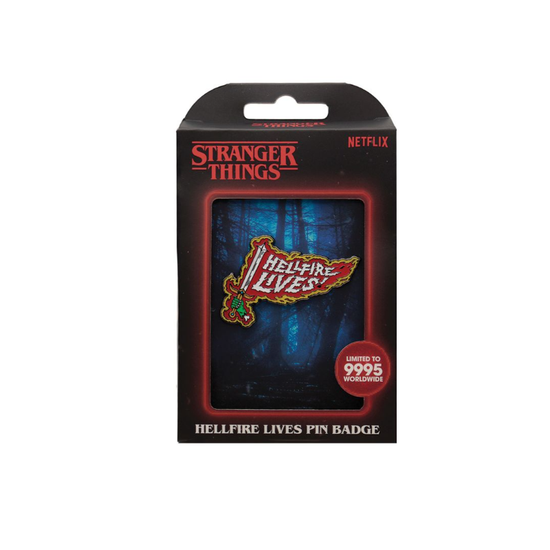 Pin's Edition Limitée - Helfire Lives - STANGER THINGS