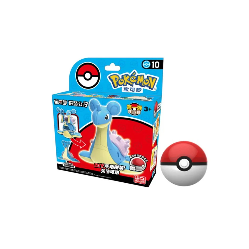 Maquette Loklass et Poké Ball - Pokémon 6 cm