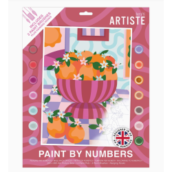 Peinture au Numéro Orange