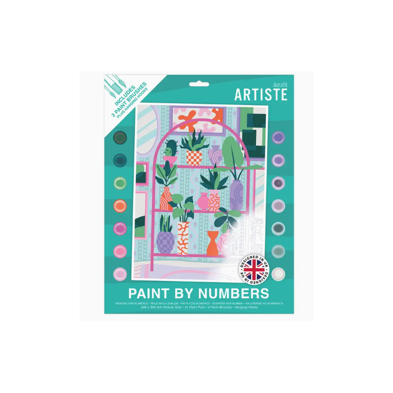 Peinture au Numéro plantes