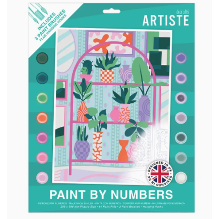 Peinture au Numéro plantes