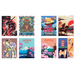 Merveilleux Japon 40 coloriages mystère
