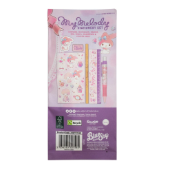 Set d'écriture 6 pièces My Melody - Sanrio - Hello Kitty