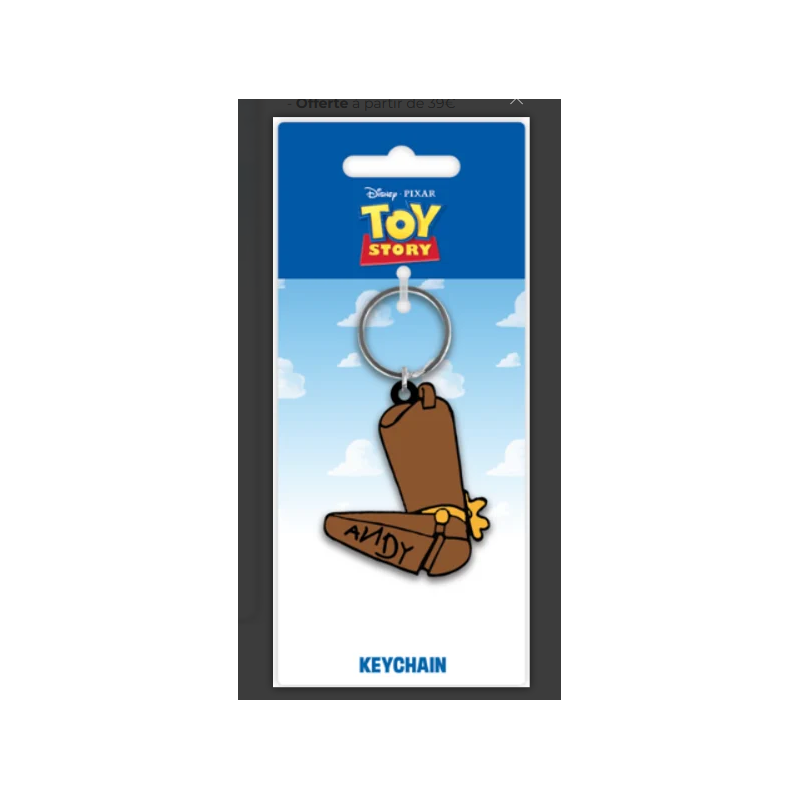 Porte-clés Botte de Woody - TOY STORY
