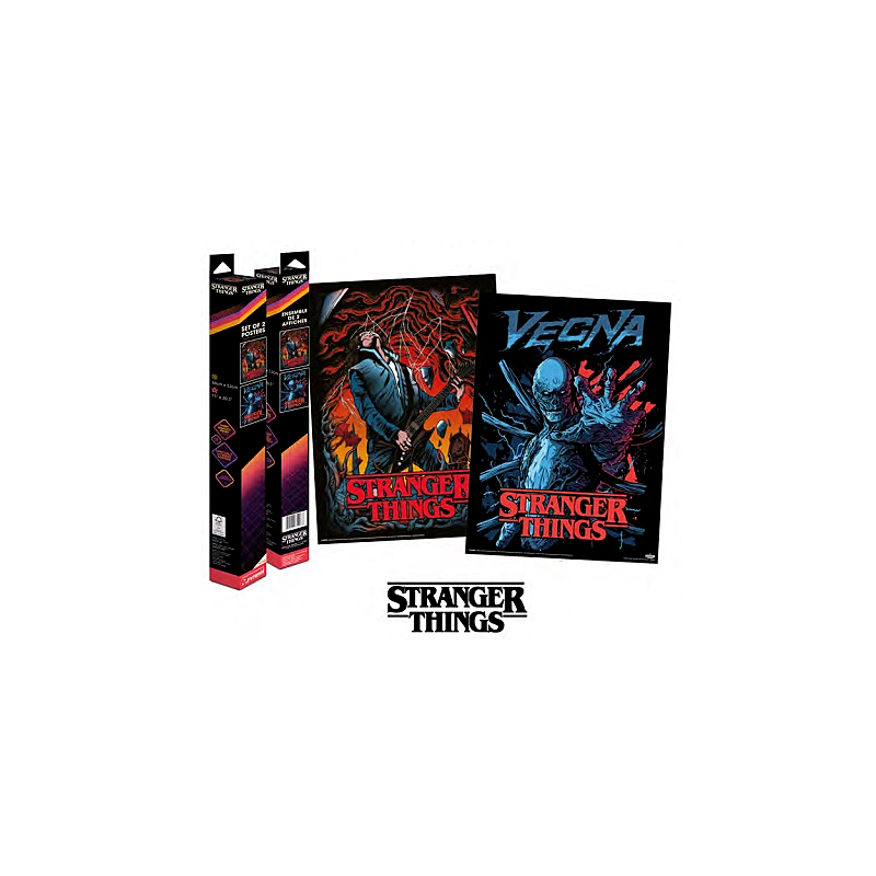 Set de 2 Poste Vecna & Eddie - Stranger Things