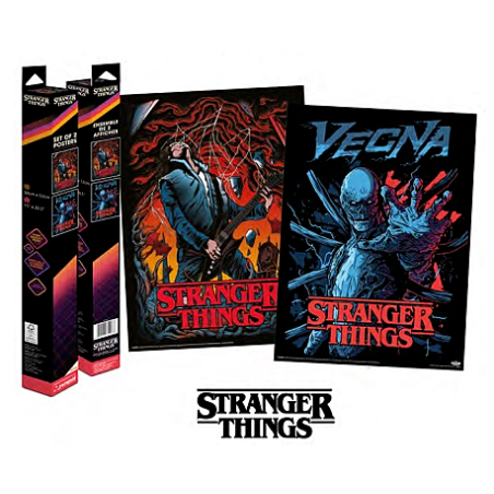 Set de 2 Poste Vecna & Eddie - Stranger Things