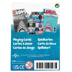 Jeu de cartes 50ème Anniversaire - Jaws  (Les Dents de la Mer)