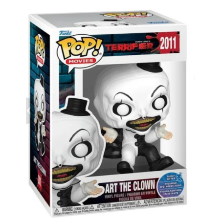 Figurine Funko Pop Art the Clown (Shelf Sitter) n°2011 - Terrifier