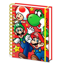 Cahier à spirale A5 Wiro Run Super Mario