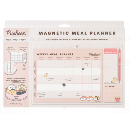 PLANIFICATEUR DE REPAS MAGNÉTIQUE PUSHEEN