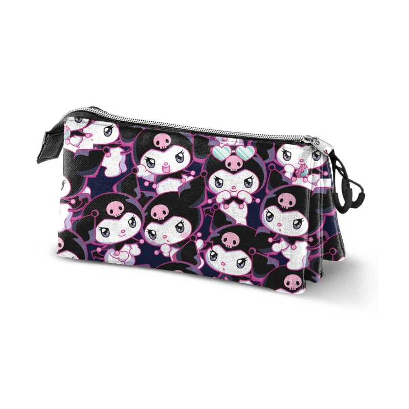 Trousse Triple Kuromi Hello Kitty